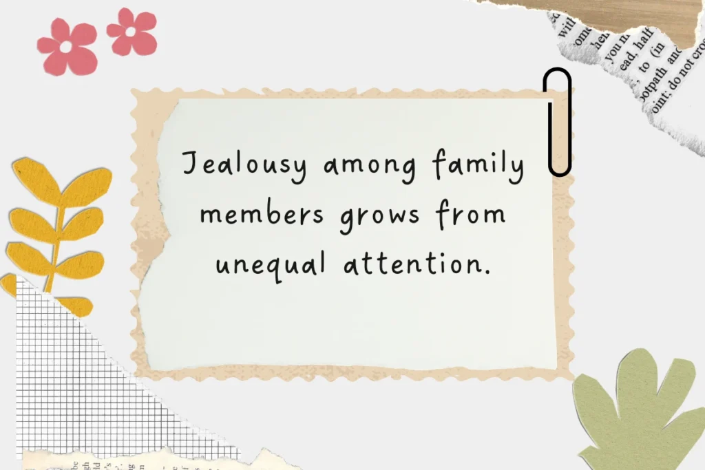 Jealousy Quotes in Family