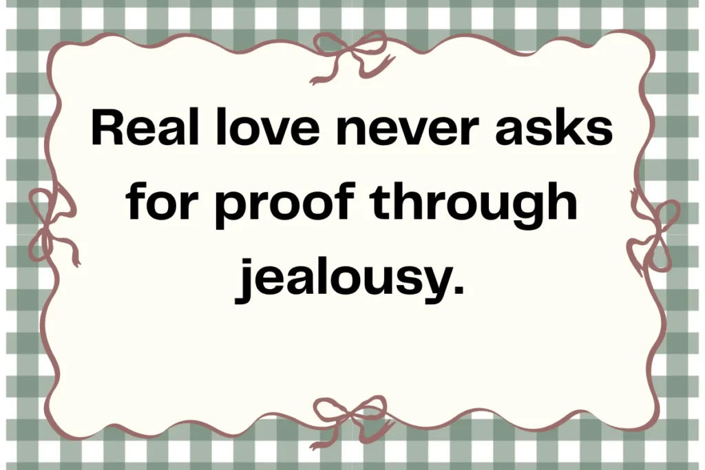 Jealousy Quotes in Relationships