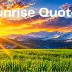 Sunrise Quotes