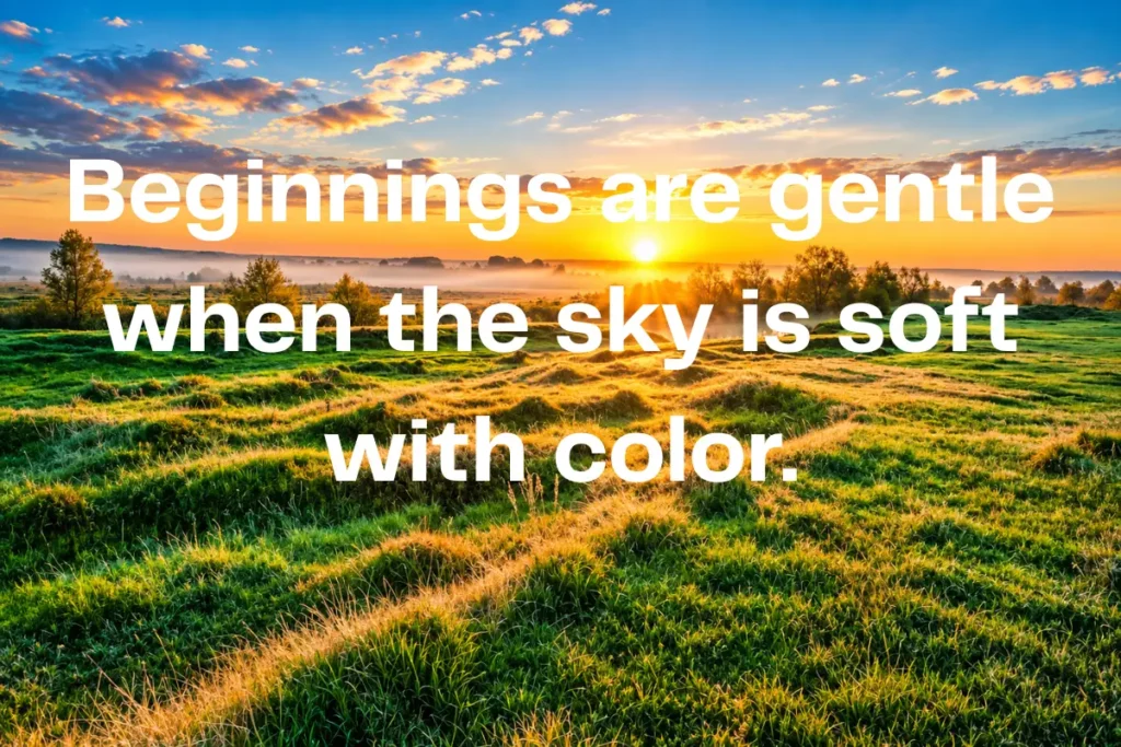 Sunrise Quotes About New Beginnings