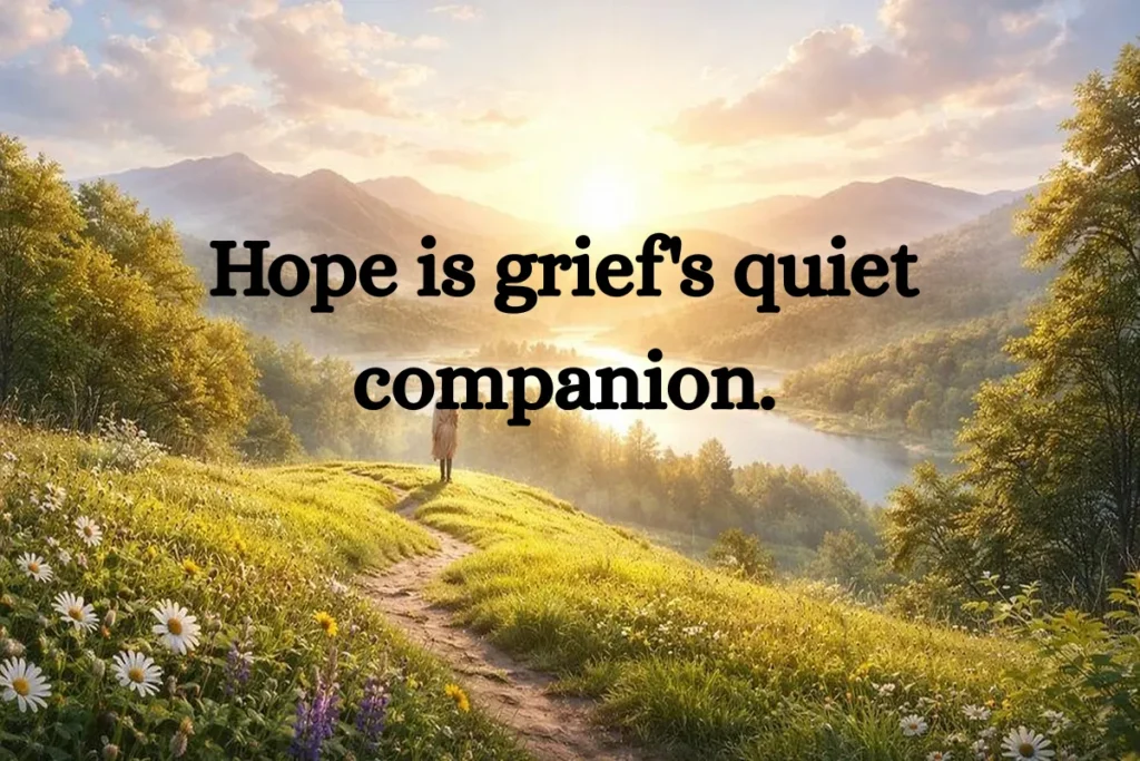 Uplifting and Hopeful Grief Quotes